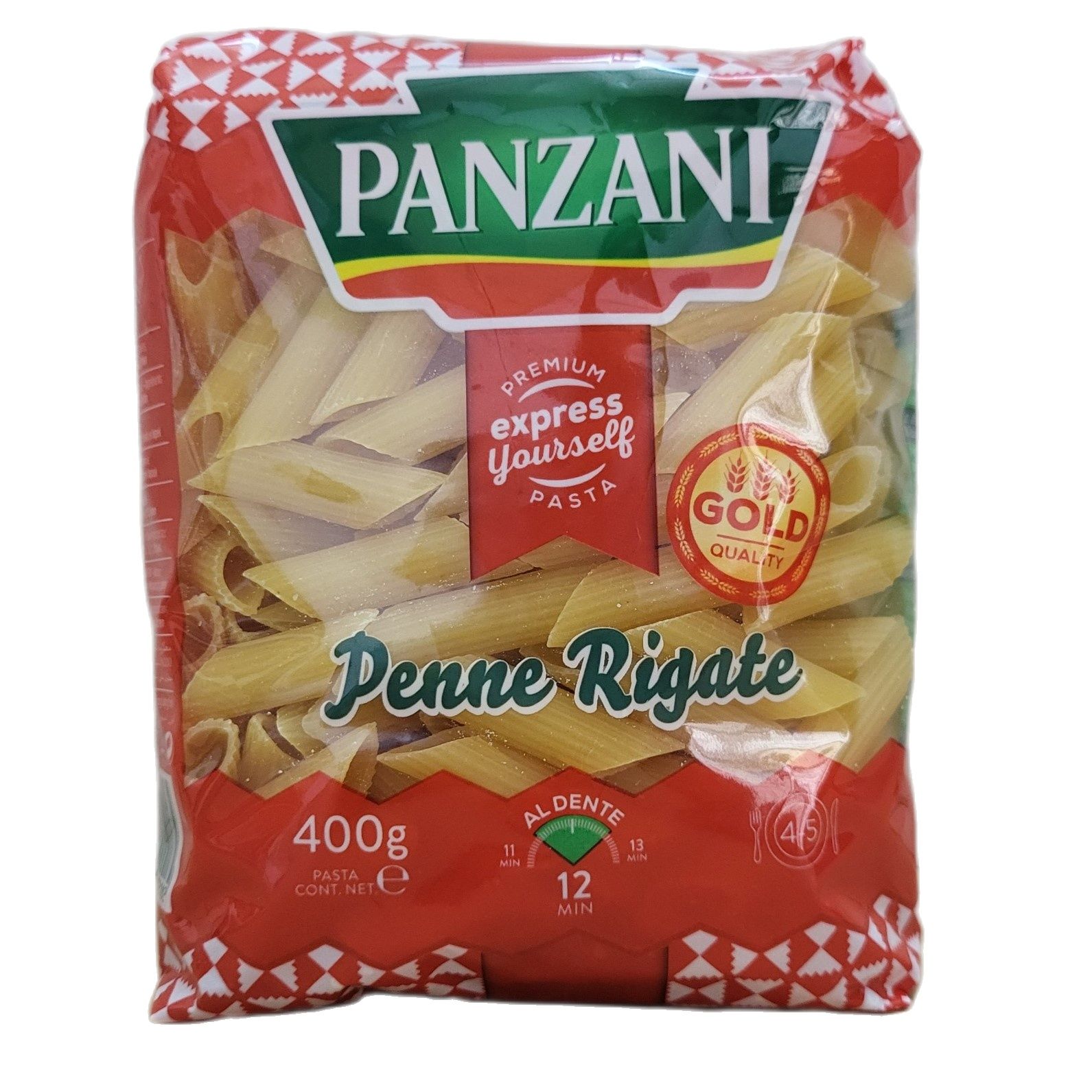 PANZANI (gói 400g / PENNE) NUI ỐNG XÉO Penne Rigate Pasta