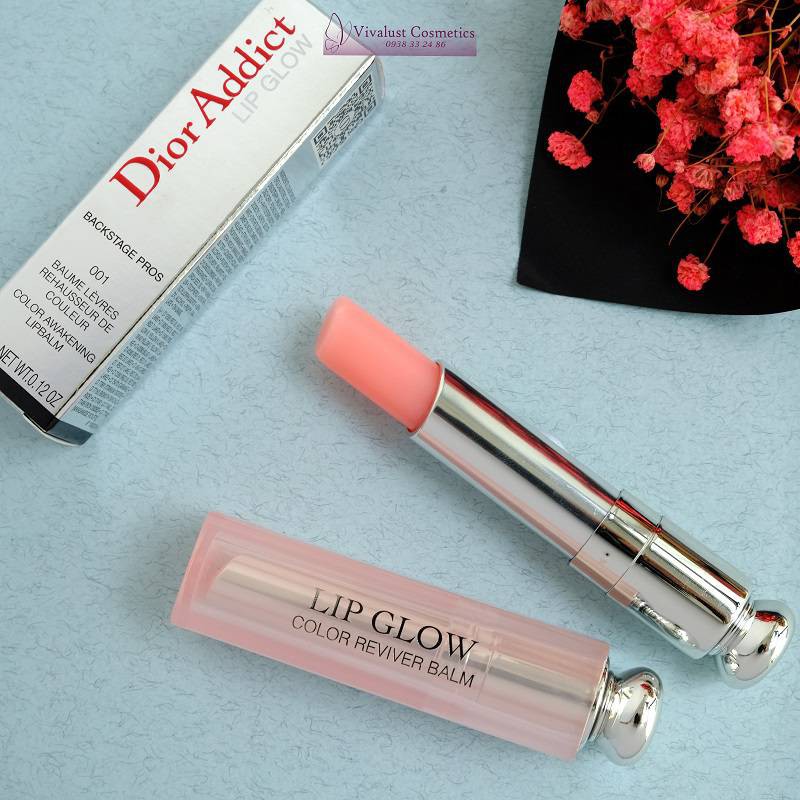 Son dưỡng dior addict lip grow 3.5g cao cấp màu 001 màu 004 - son dưỡng môi mềm mịn