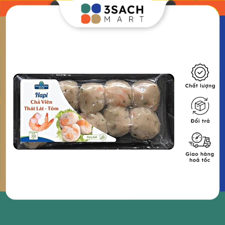 [Chỉ Giao HCM] Hapi Chả Viên Thát Lát Tôm ( Gói 200Gr )