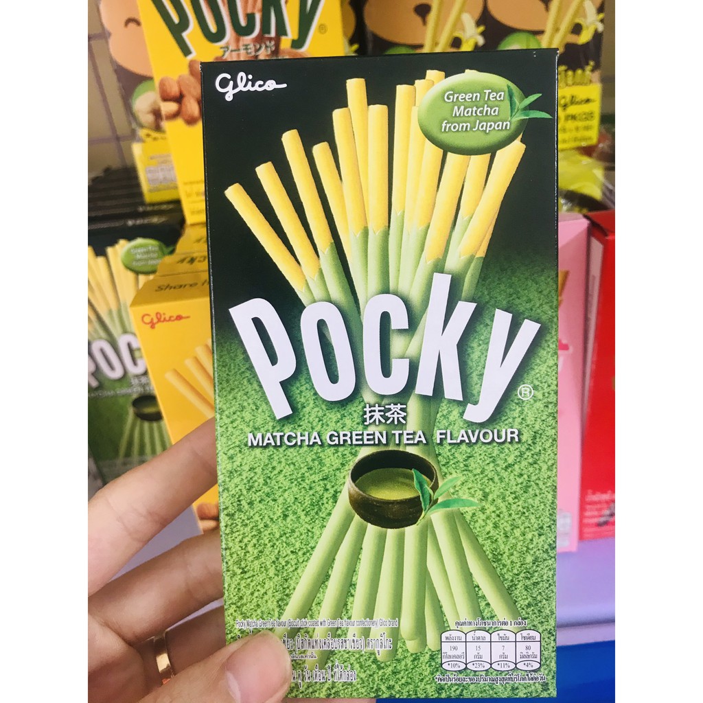 Pocky Matcha Thái Lan - Hàng Có Sẵn, Date Mới ( Đồ Ăn Vặt Thái Lan )