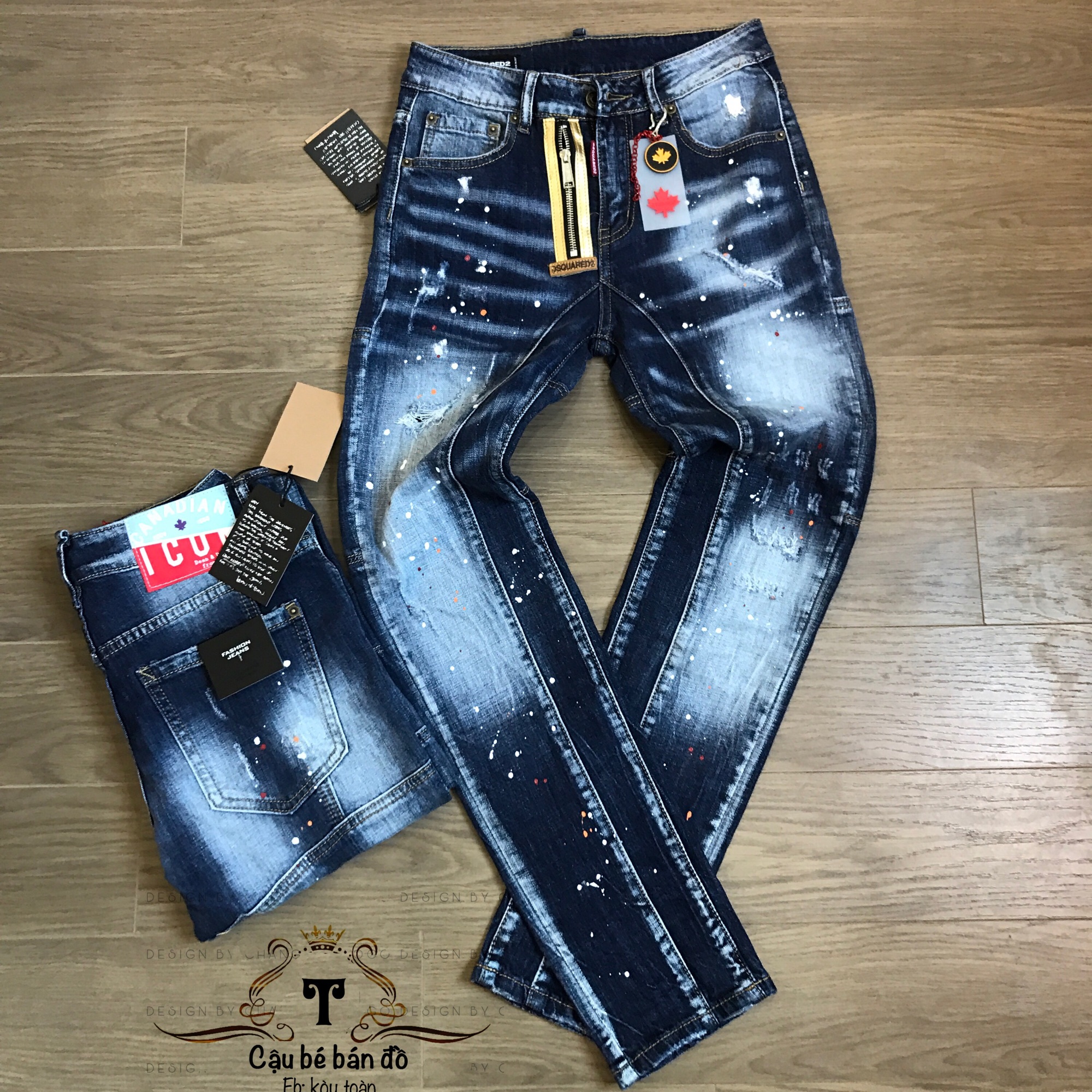 Quần bò DSQRD2 siêu cấp rất hót