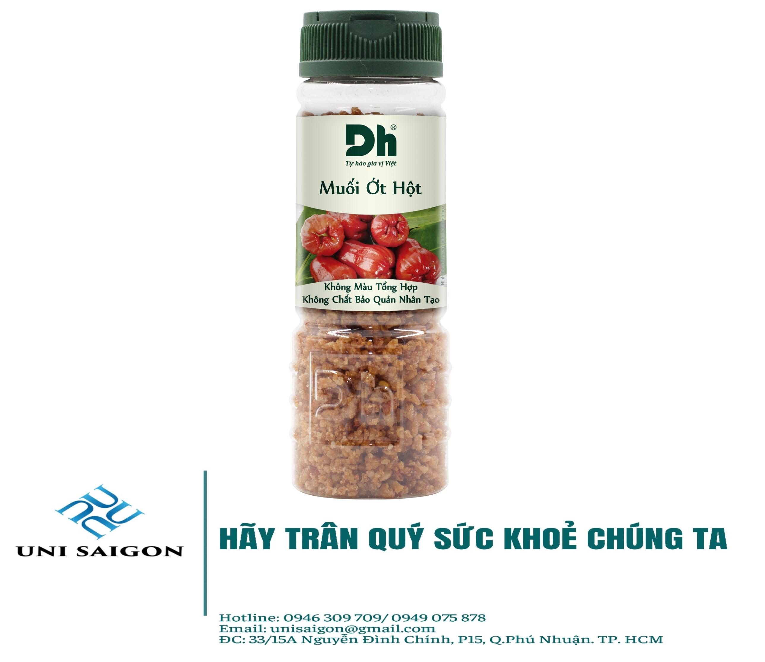 Hũ Muối Ớt Hột Tây Ninh (120G) - Thương hiệu DH Foods