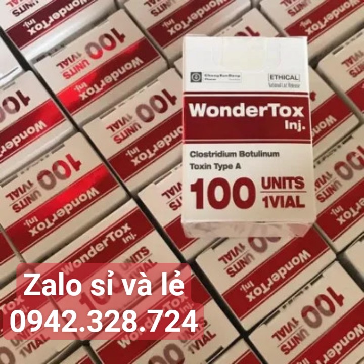 date mới chính hãng 100% Botox Wondertox 100 Thon gọn hàm, hạ gò má