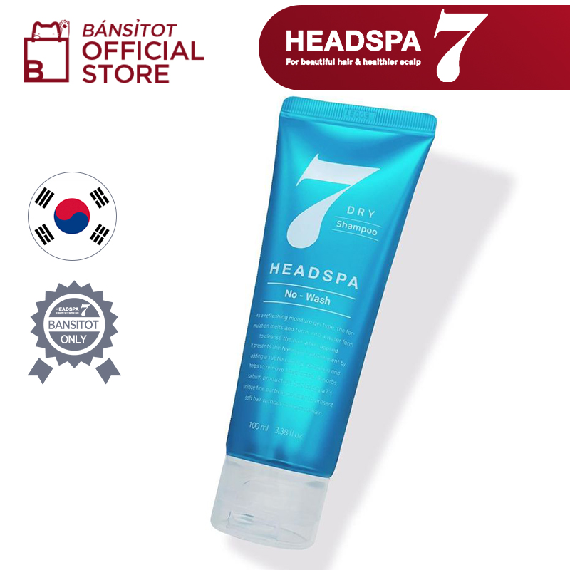 Dầu gội khô dạng kem headspa7 no-wash shampoo 100 ml _headspa scalp care dry shampoo