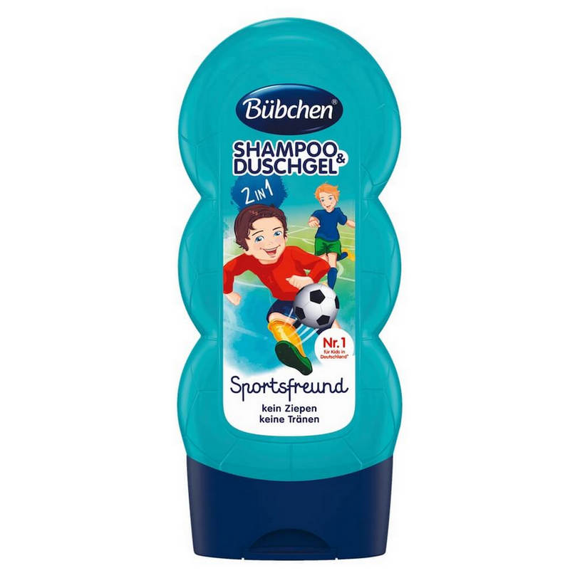SỮA TẮM GỘI BUBCHEN KIDS SHAMPOO & DUSCHGEL SPORTSFREUND 230ML 2 IN 1
