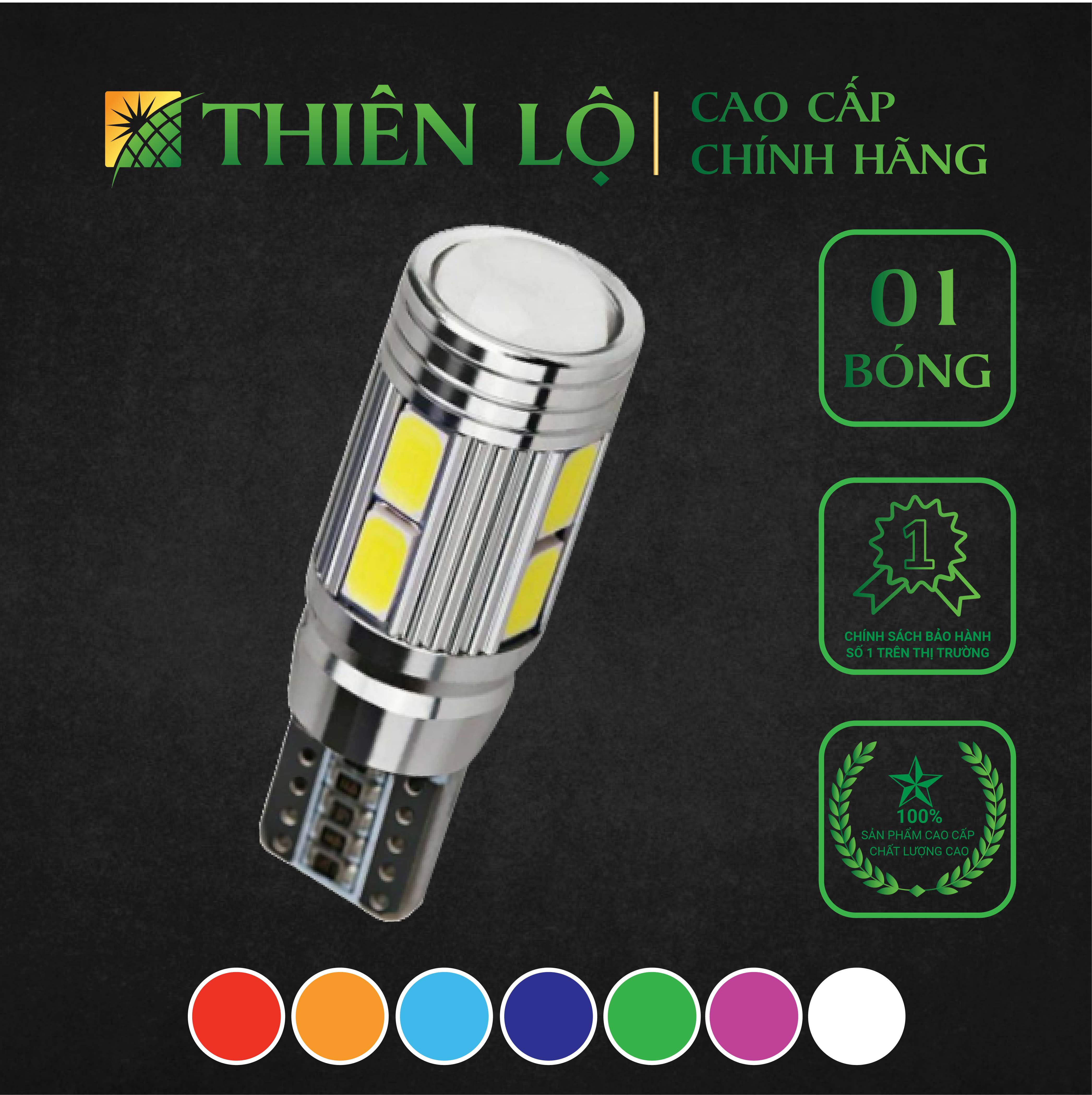 [BẢN NÂNG CẤP] Bóng LED T10 đèn xi nhan, đèn demi 10 SMD Chip 5730 5630 Bi Cầu Nâng cấp Smart IC siêu sáng - Bóng đèn của Thiên Lộ
