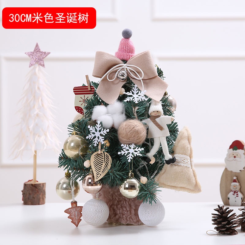 Cây thông để bàn trang trí giáng sinh, noel dễ thương 45cm