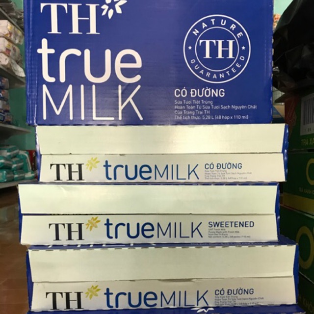 Thùng sữa th true milk 110ml