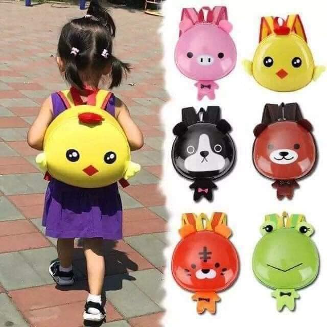 BALO TRỨNG HÌNH THÚ NGỘ NGHĨNH SIÊU CUTE CHO BÉ, Balo Hình Thú Chống Nước Đáng Yêu Cho Bé 2-5 Tuổi