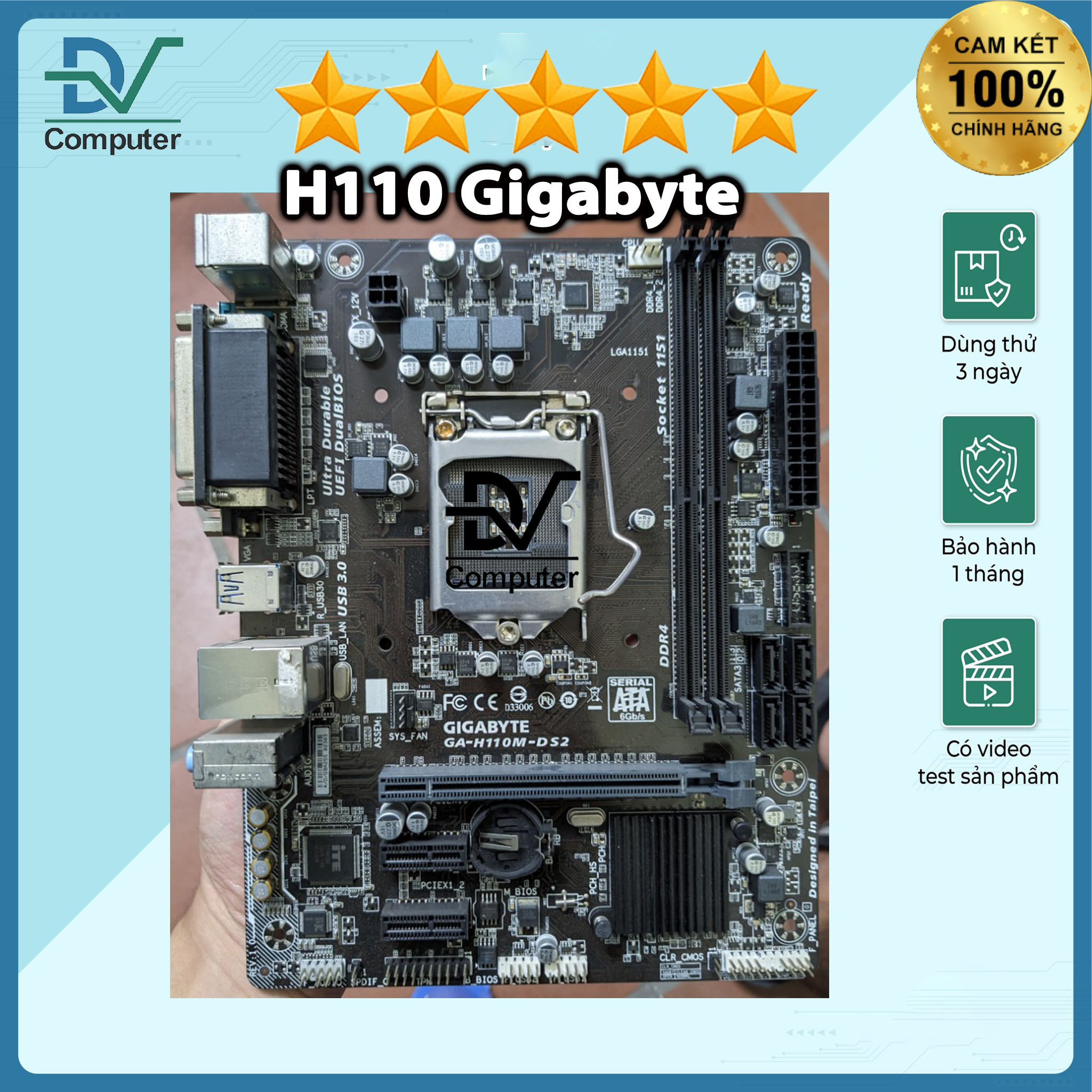 H110 gigabyte hàng đẹp