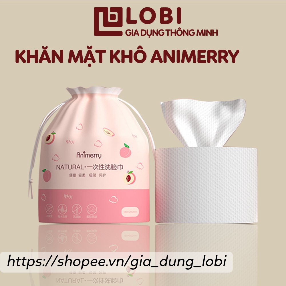 Khăn Giấy Khô Rửa Mặt Đa Năng Animerry