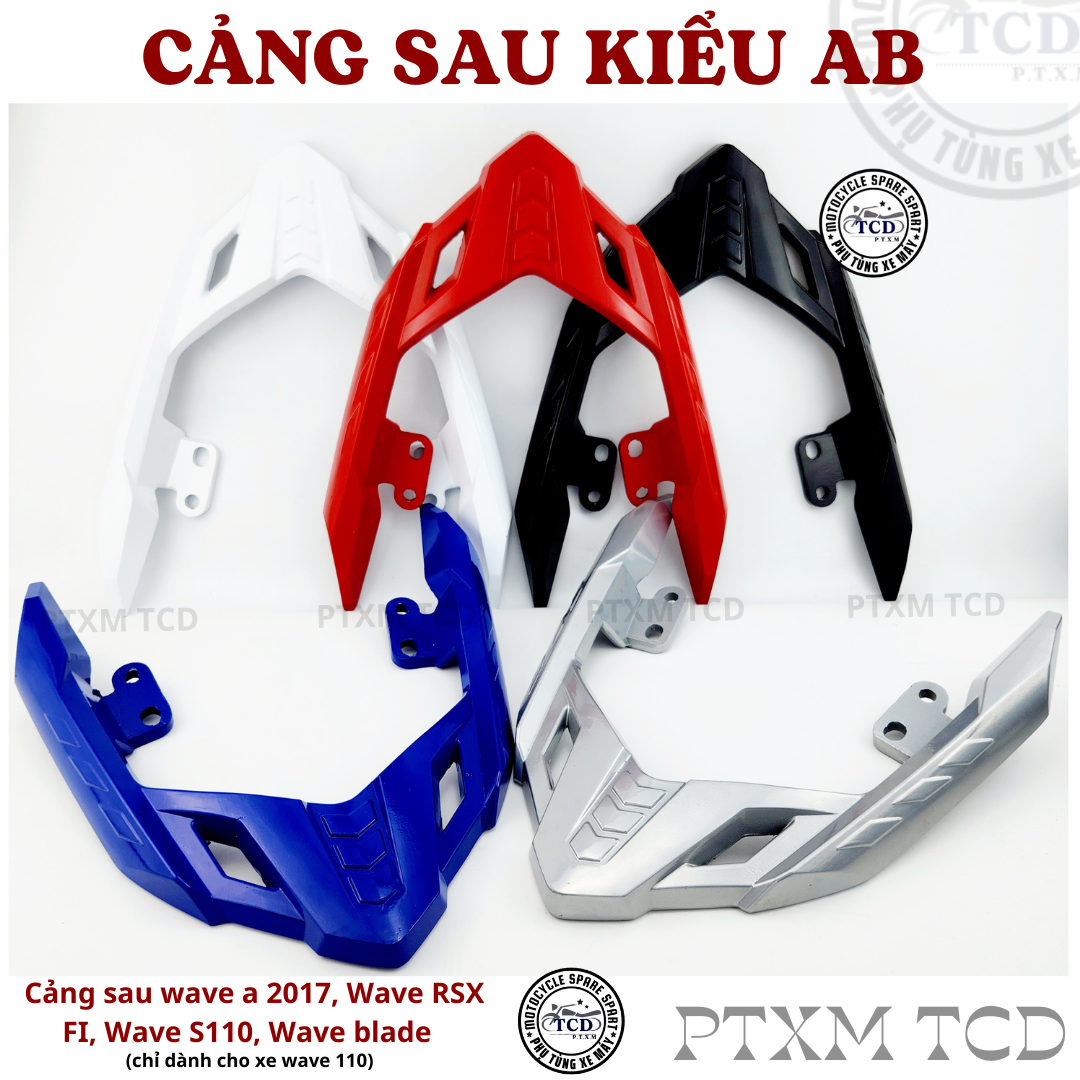 Cảng sau Màu kiểu AB (chỉ dành cho Wave 110) cho Wave a 2017, Wave RSX FI, Wave S110, Wave blade