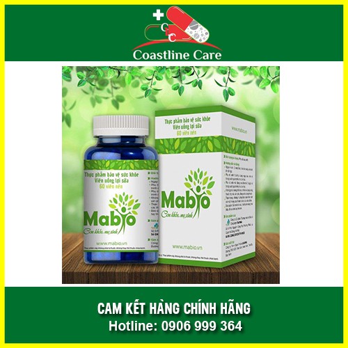 Viên uống lợi sữa mabio - dành cho các mẹ tắc sữa sau khi sinh