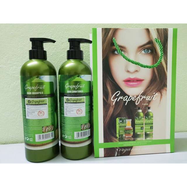 Cặp dầu gội xả tinh chất bưởi gội hết rụng tóc GRAPEFRUIT cao cấp Anh