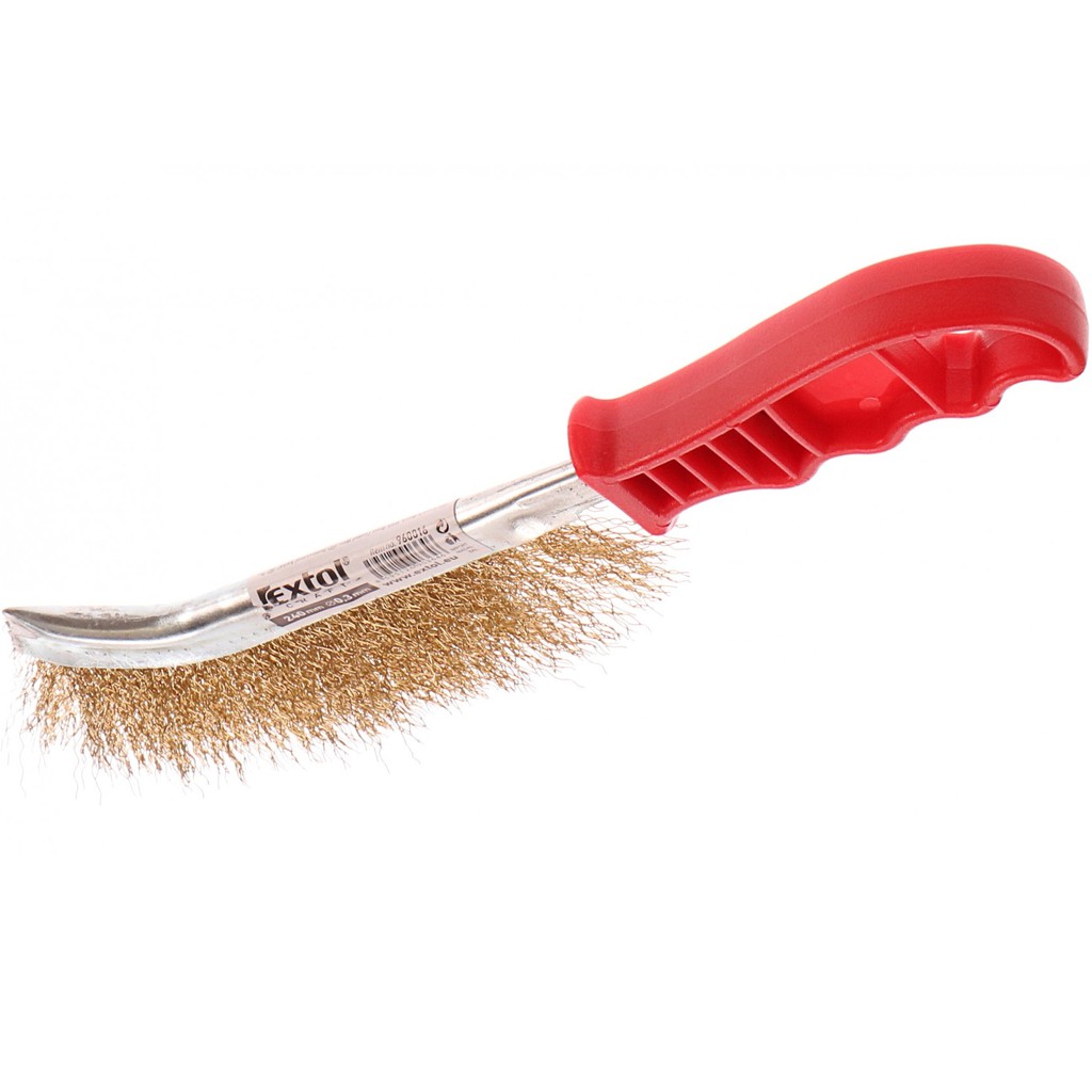Bàn chải thép đồng 250mm extol tolsen 960016