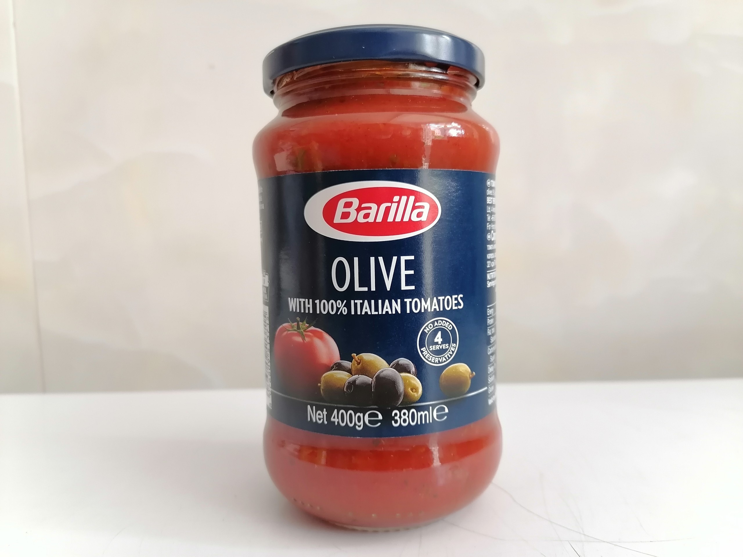 [Lọ 400g - OLIVE] XỐT CÀ CHUA VÀ Ô LIU [Italia] BARILLA Olive with Italian Tomatoes (anm)