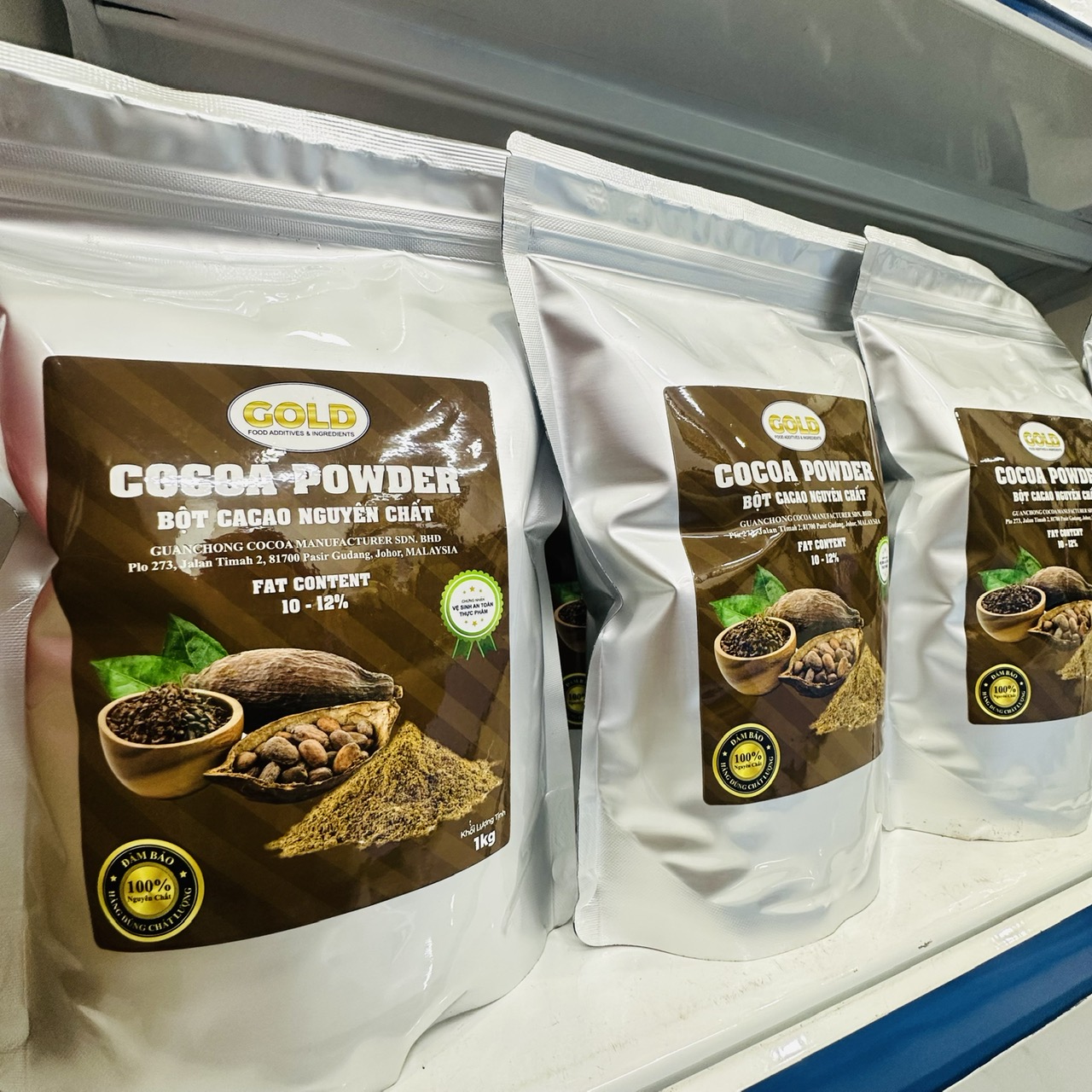 1KG Bột cacao nguyên chất Malaysia nhập khẩu - Bột ca cao Malaysia nguyên chất thơm ngon, tan nhanh làm milo dầm, rau câu, làm thạch...