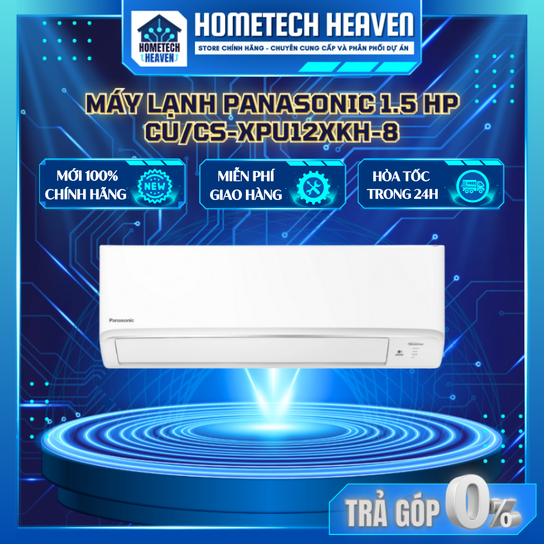 Điều Hòa Panasonic CU/CS-XPU12XKH-8 1 Chiều Inverter 12000BTU, Dân Dụng