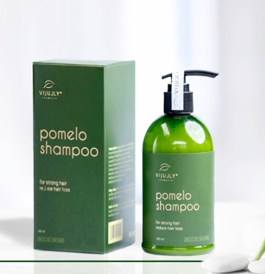 Dầu Gội Bưởi VIJULLY  SHAMPOO POMELO 280ml Kích Thích Mọc Tóc Giảm Gãy Rụng Tóc