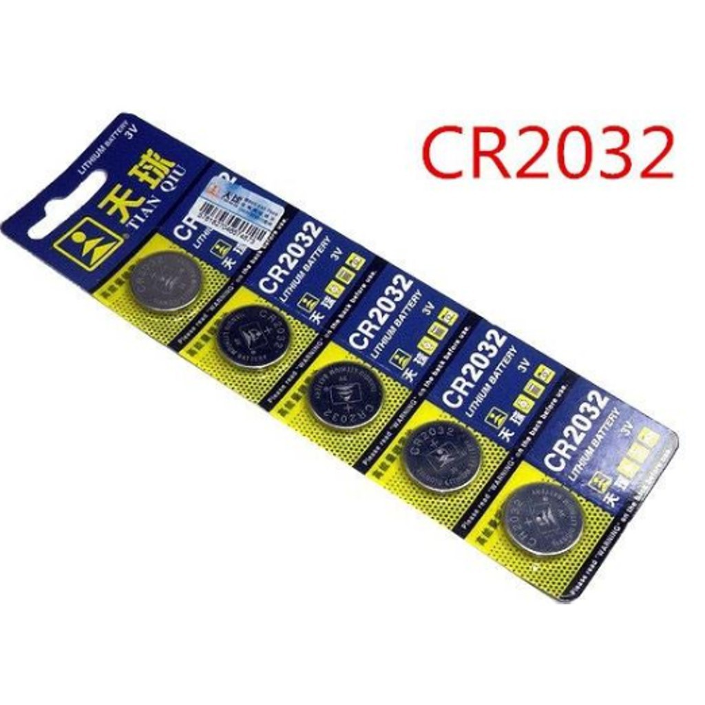Vỉ 5 pin Cemos CR2032 dùng cho máy bàn, máy tính casio, laptop