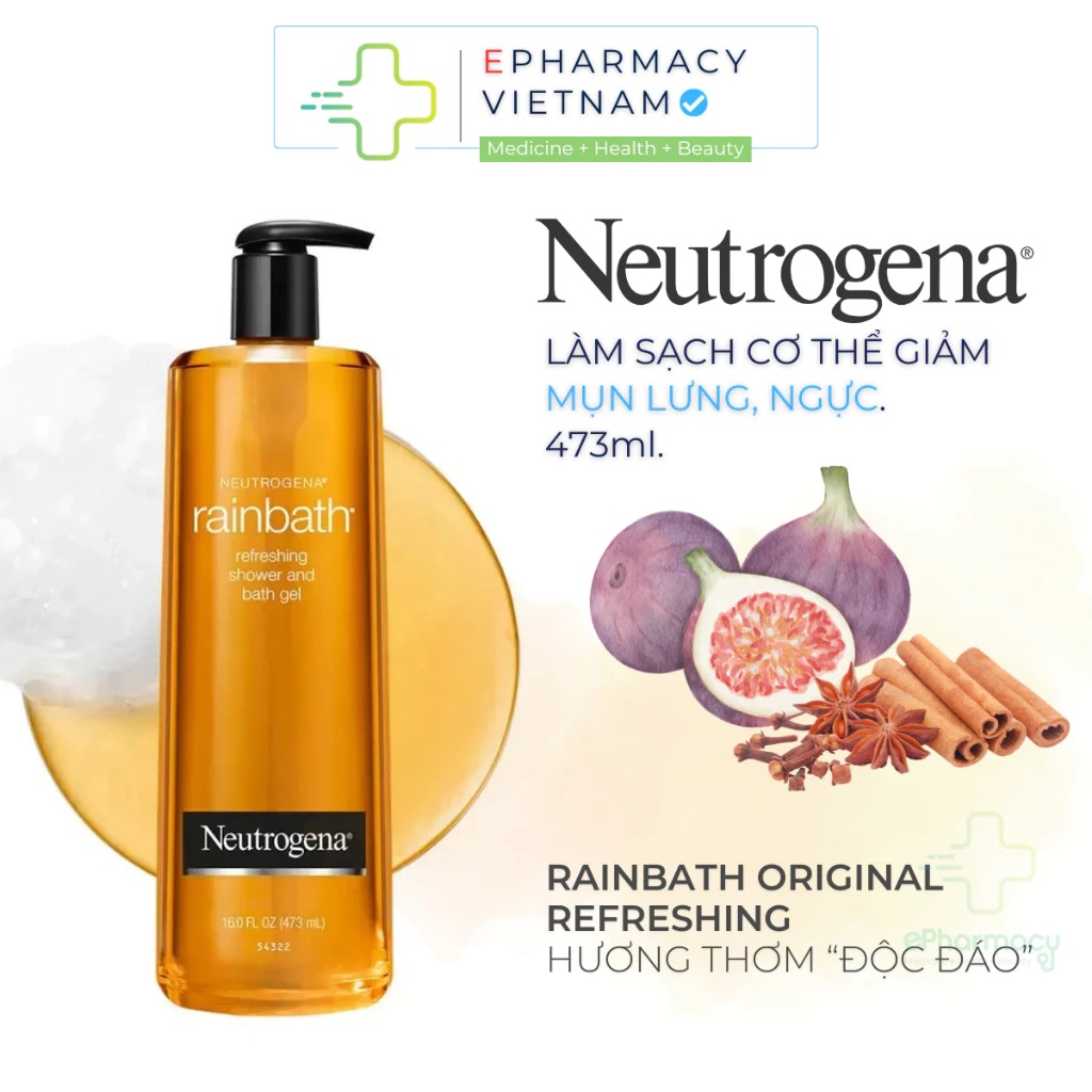 Sữa Tắm Dưỡng Ẩm Neutrogena Rainbath Refreshing Shower And Bath Gel 473ml
