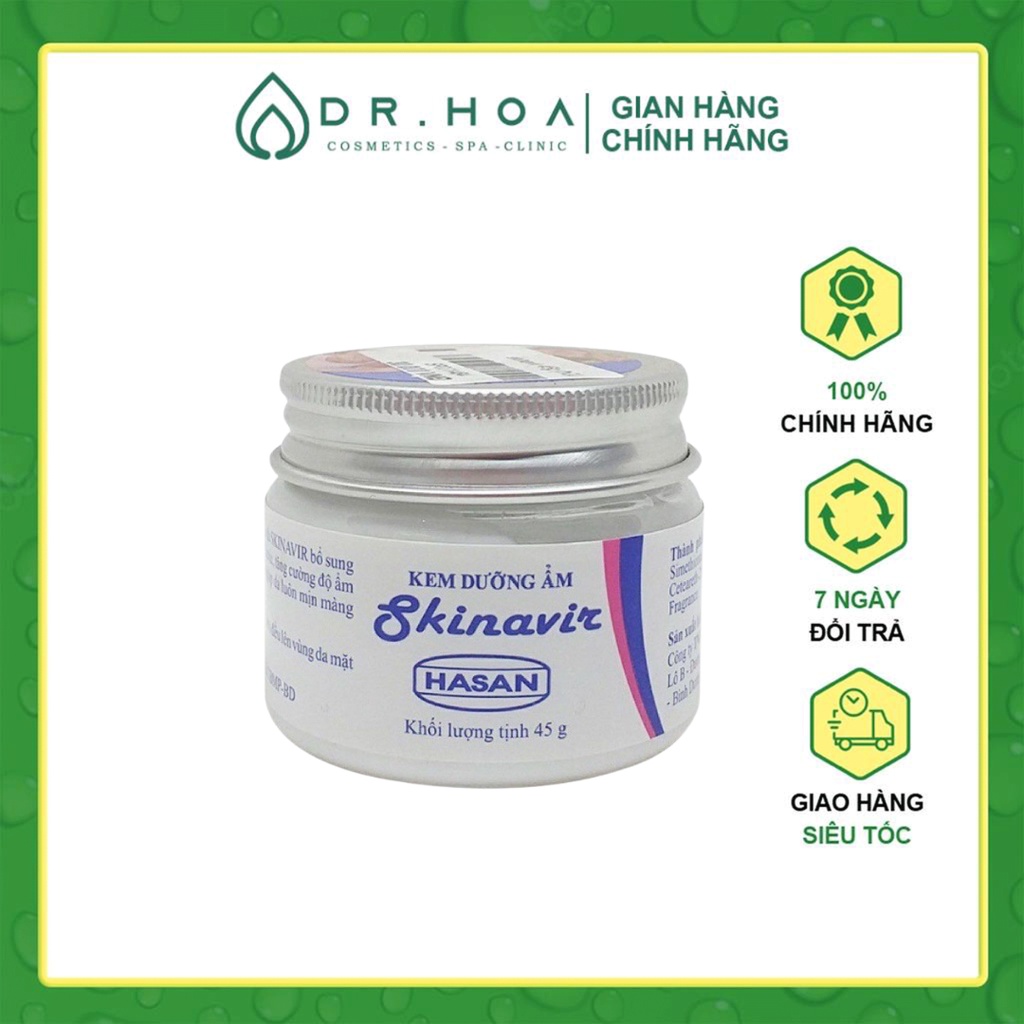 Kem Dưỡng Ẩm Skinavir Hasan 45gr
