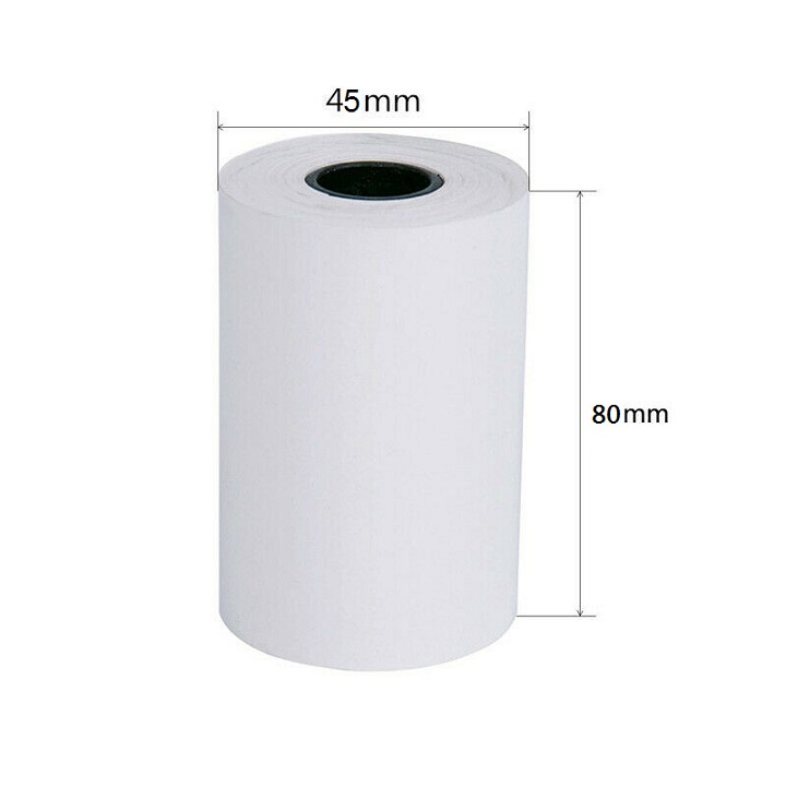 Giấy in nhiệt k80, giấy in bill oji, khổ 80x45mm