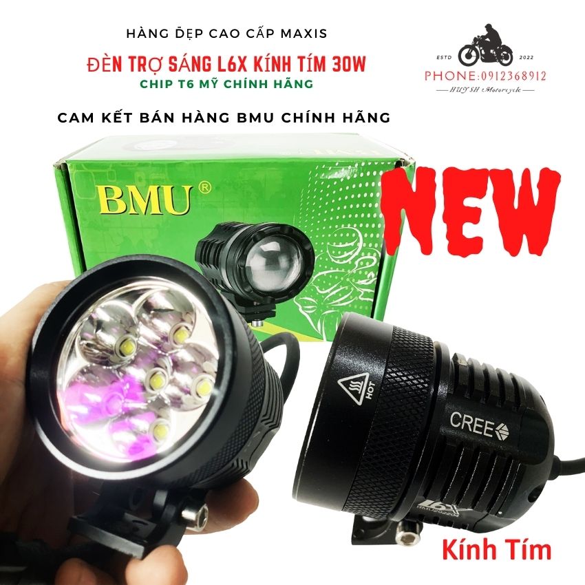 ĐÈN LED TRỢ SÁNG L6X XE MÁY