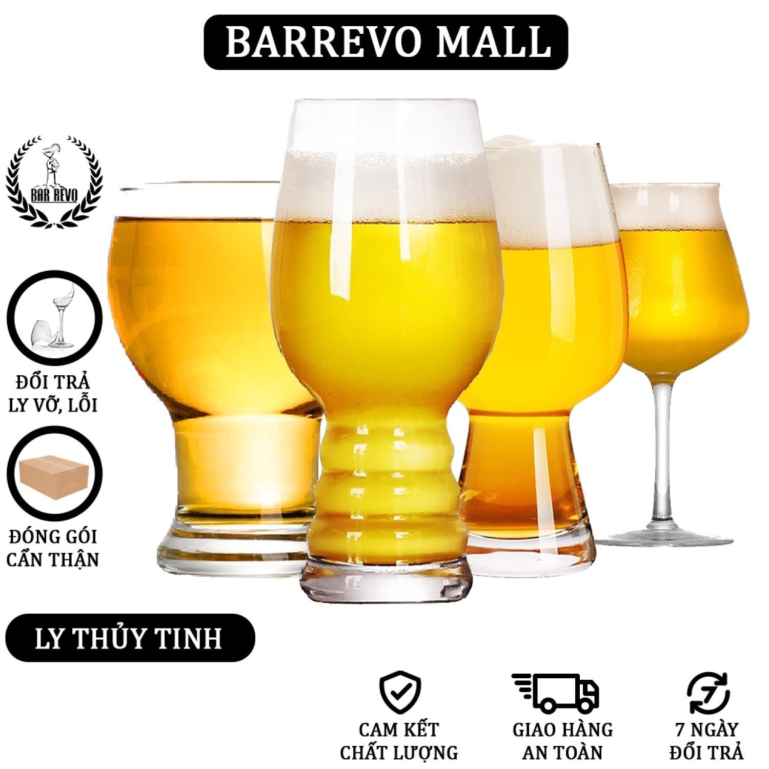 Beer Glass - Ly Bia Thủy Tinh