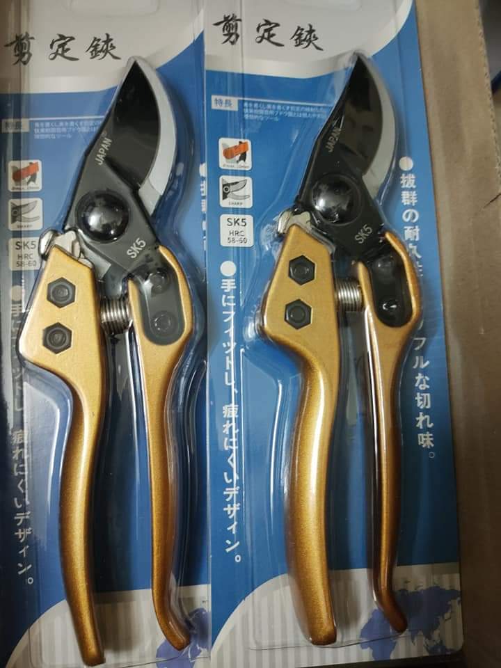 Kéo cắt cành Nhật Japan lưỡi thép SK-5 siêu bền - siêu sắc