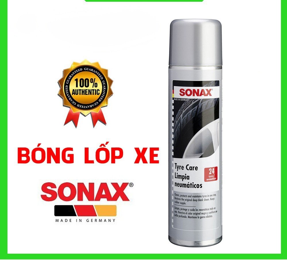 Chai Xịt Bóng Làm Sạch Và Bảo Vệ Lốp Xe SONAX TYRE CARE