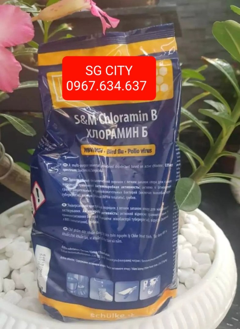 1kg chloramin b cloramin b khử khuẩn diệt trùng sec sg city hàng chất lượng cao