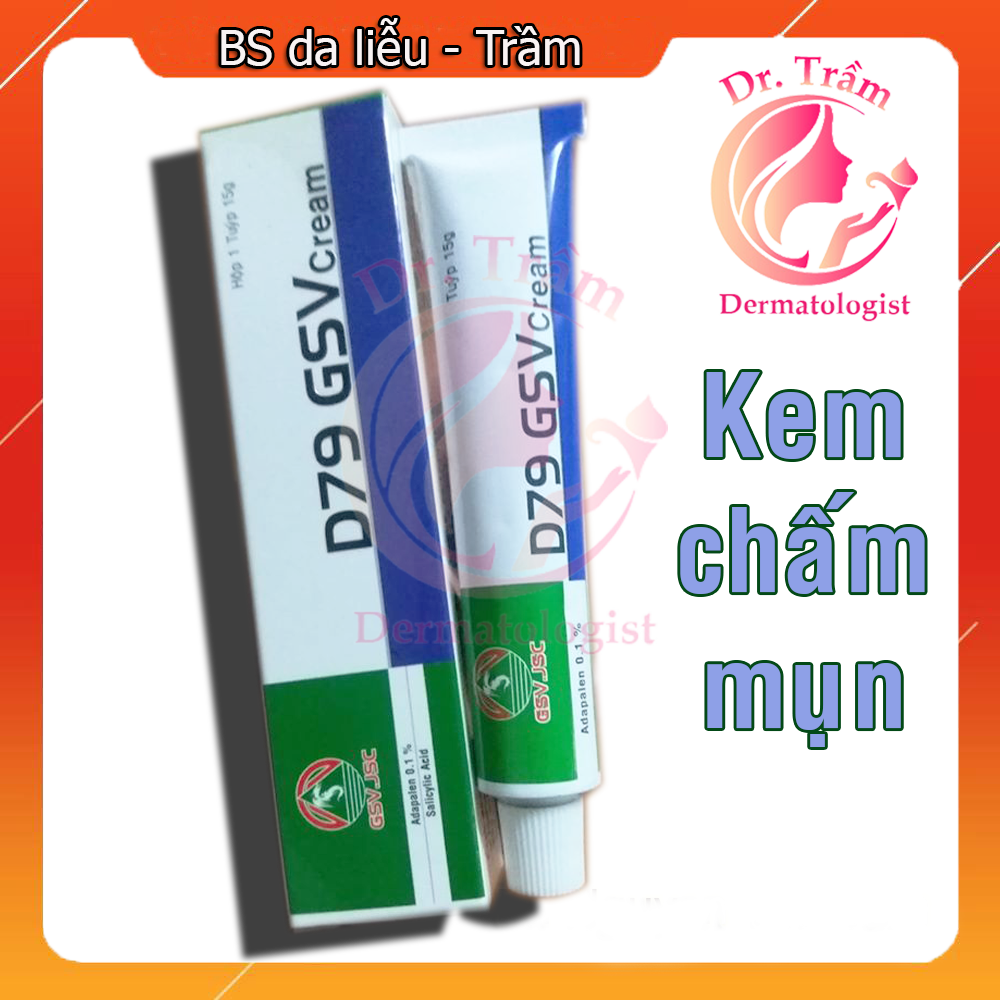 [HCM]D79 GSV Cream Giảm Mụn Trứng Cá Mụn Lưng [Chính hãng]