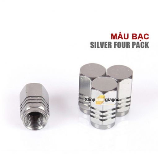 Bộ nắp chụp van lốp bánh xe ô tô – bộ 4 cái