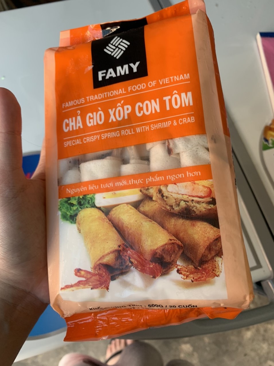 Chả giò famy con tôm - 500g