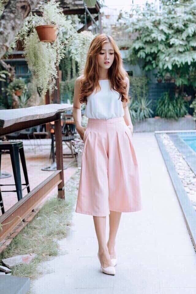 Jumpsuit nữ ống rộng thời trang hàn quốc tt j29