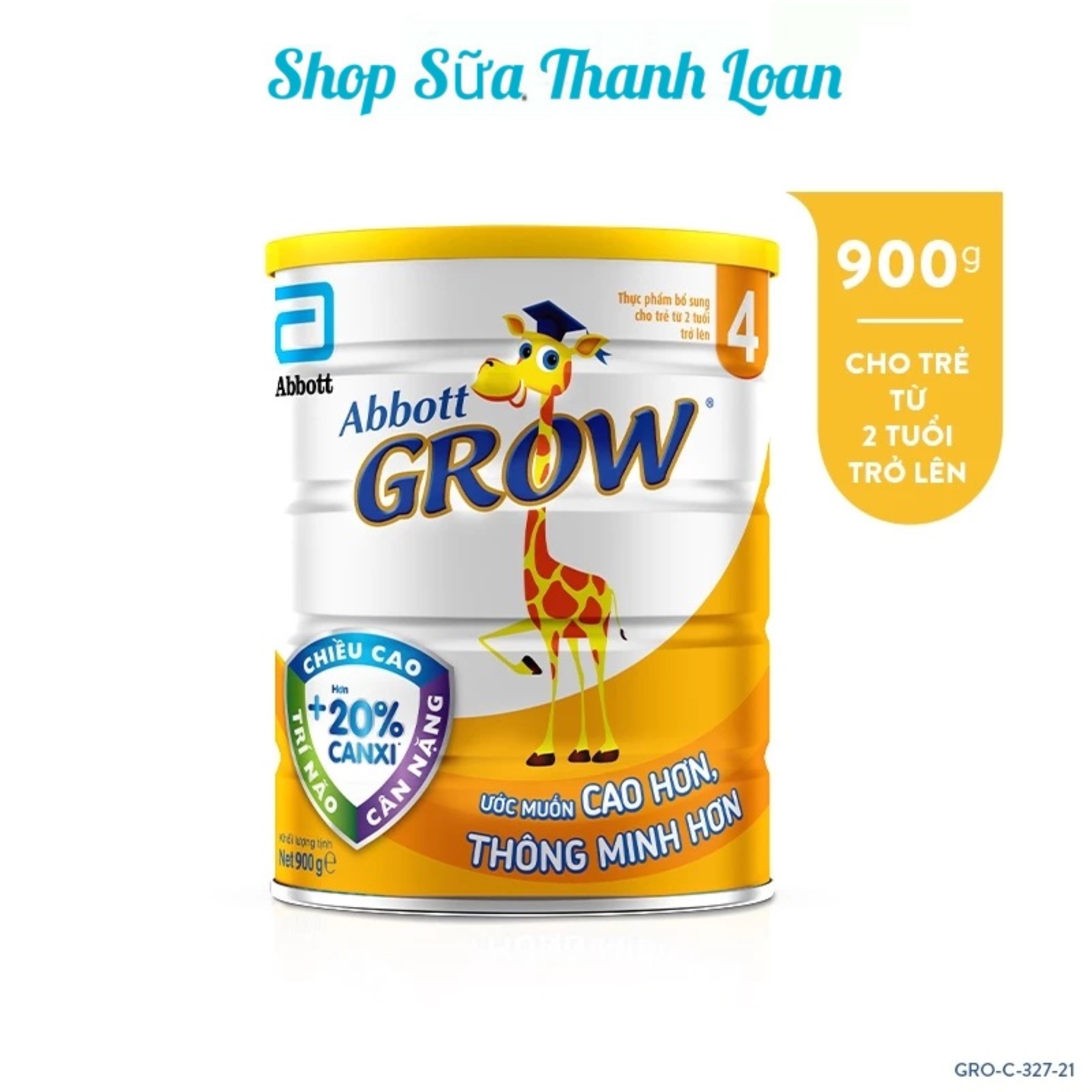 (HSD T4-2026) Sữa Bột Abbott Grow 4 Hộp 900g Cho Trẻ Trên 2 Tuổi.
