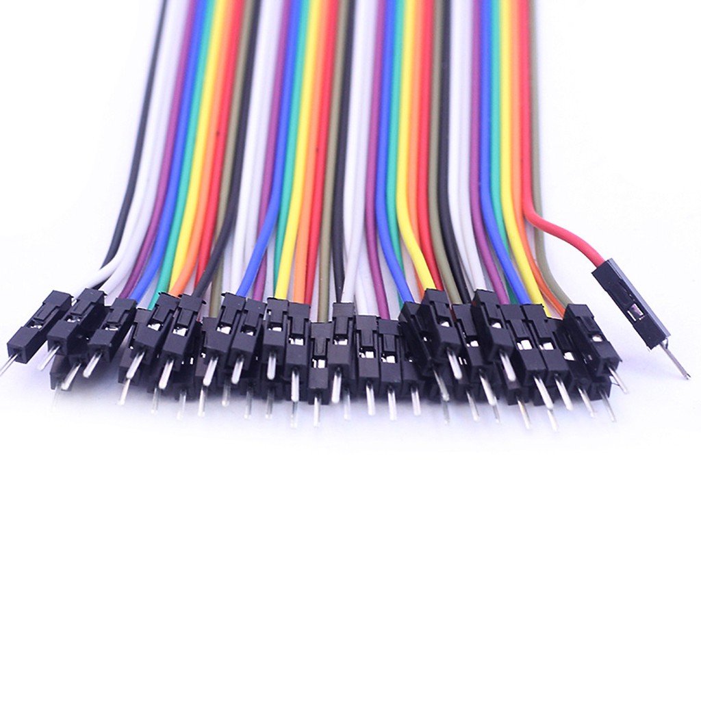 Dây cắm board test tệp 40 sợi dài 20cm hai đầu đực cái