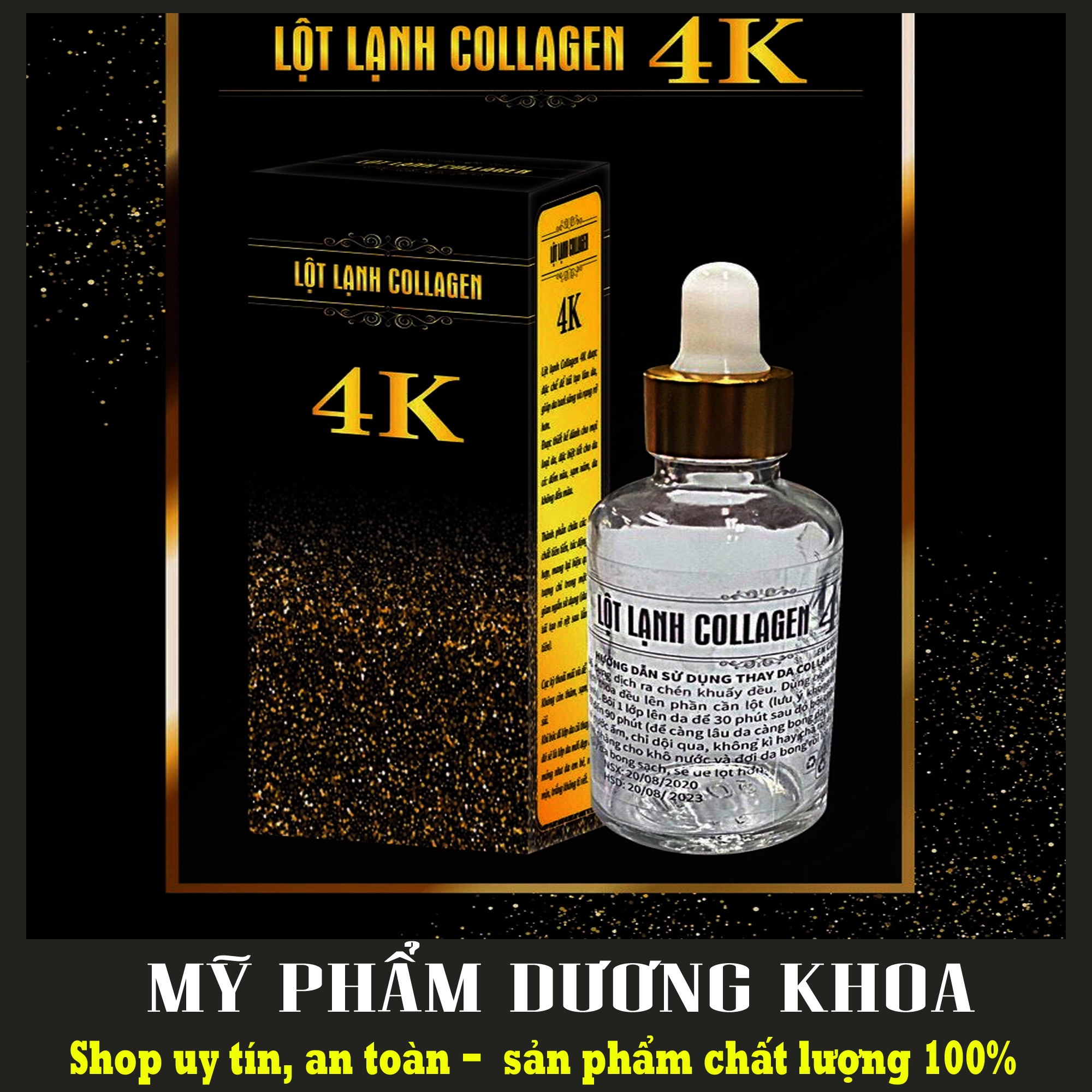 Nước Lột Lạnh Collagen 4K Plus Cao Cấp Mảng To - Nước Lột da collagen thay da sinh học bong mảng to dày Lột lạnh cool fresh 4k Thái lan