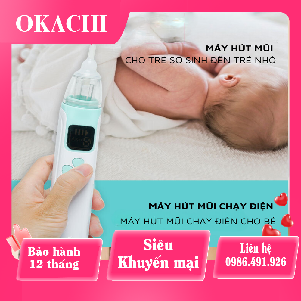 Máy hút mũi thông minh cho bé, máy hút dịch cho trẻ sơ sinh mx-669