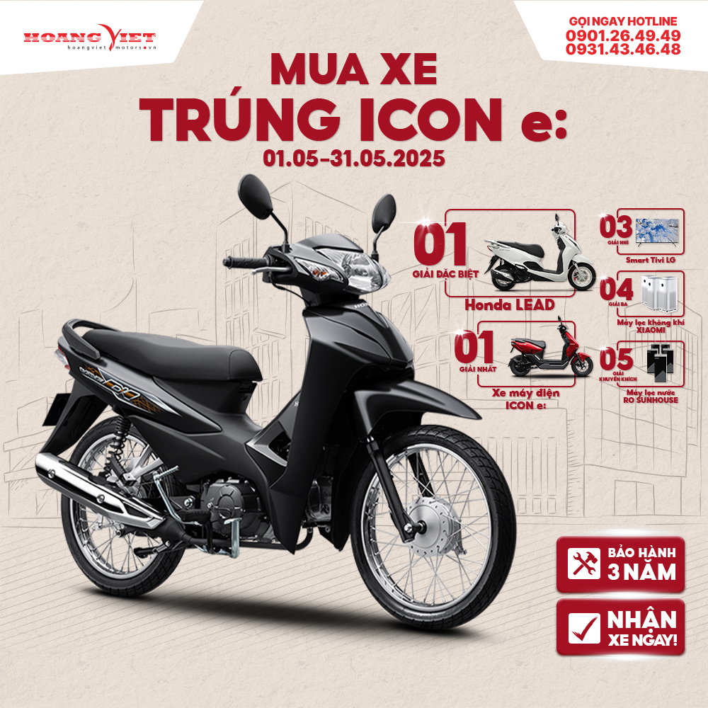 Xe Máy Honda Wave ALPHA 110cc 2024 -  Phiên Bản Đặc Biệt