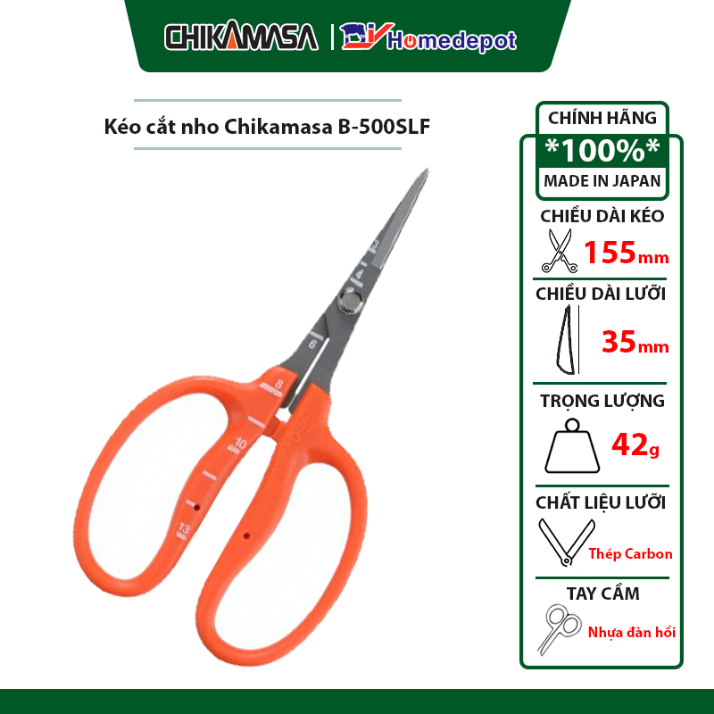 Kéo cắt nho Chikamasa B-500SLF