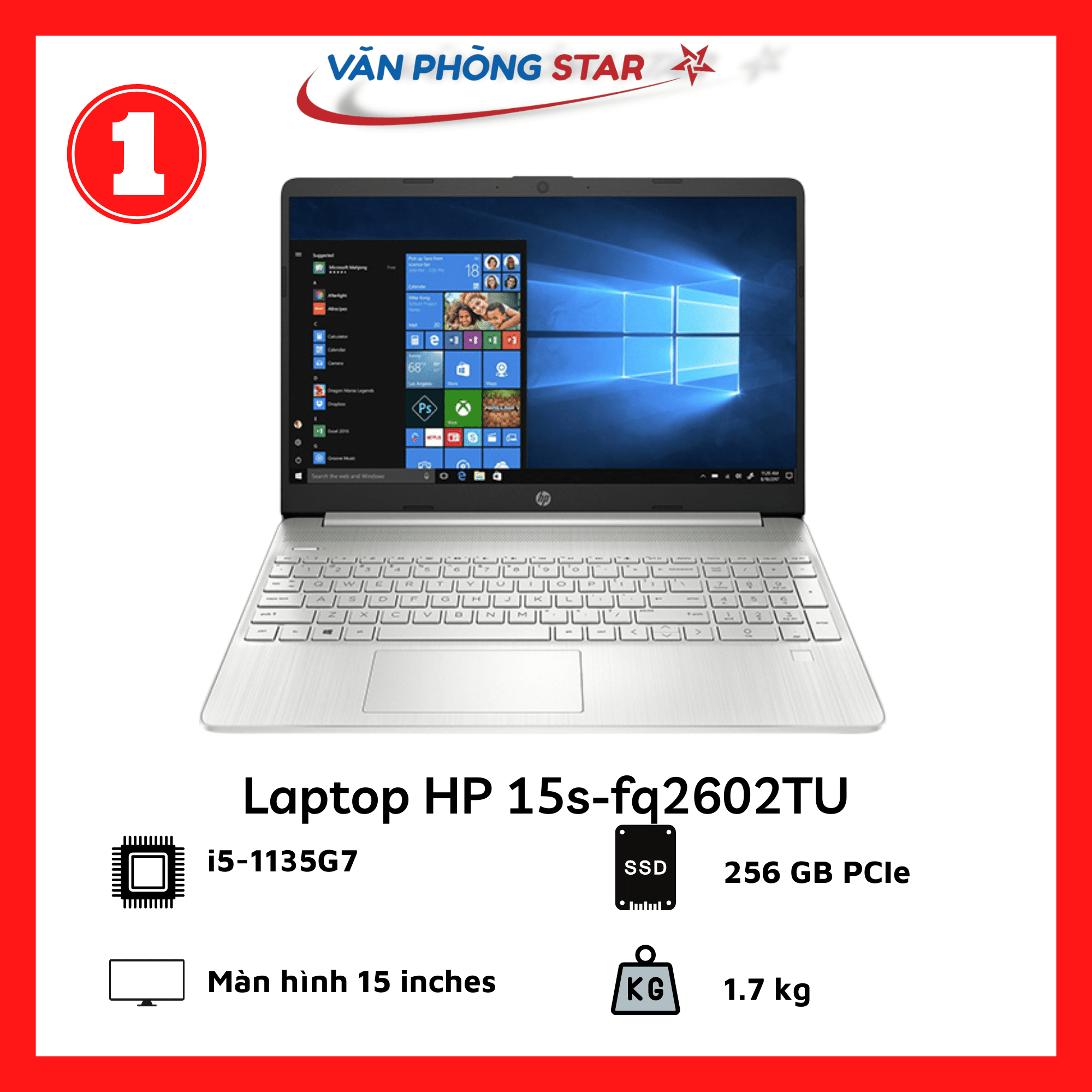Laptop Hp 15s Fq2602tu giá tốt Tháng 04,2023|BigGo Việt Nam
