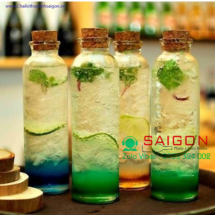 [HCM]Chai Cao nút gỗ 500ml