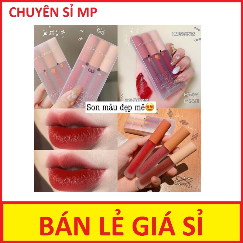 [CHUYÊN SỈ ] Set Son Lì Herorange