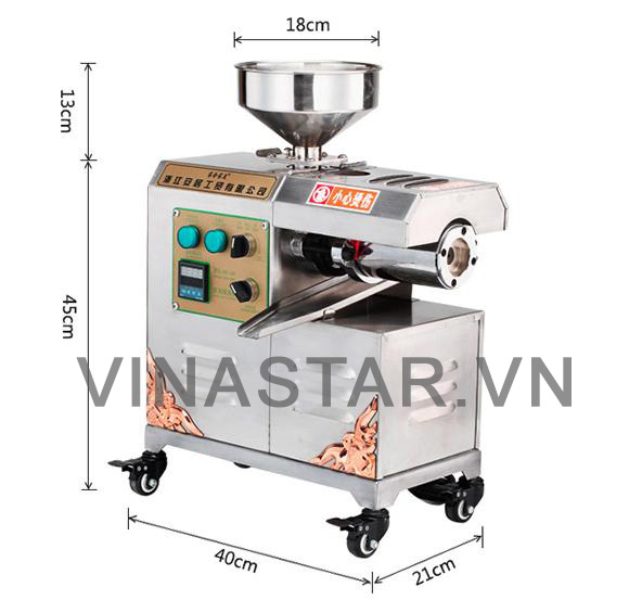Máy ép dầu lạc vừng đậu tương bơ dừa sachi ... kinh doanh 5-10kg/h - 30w268 hàng chuẩn