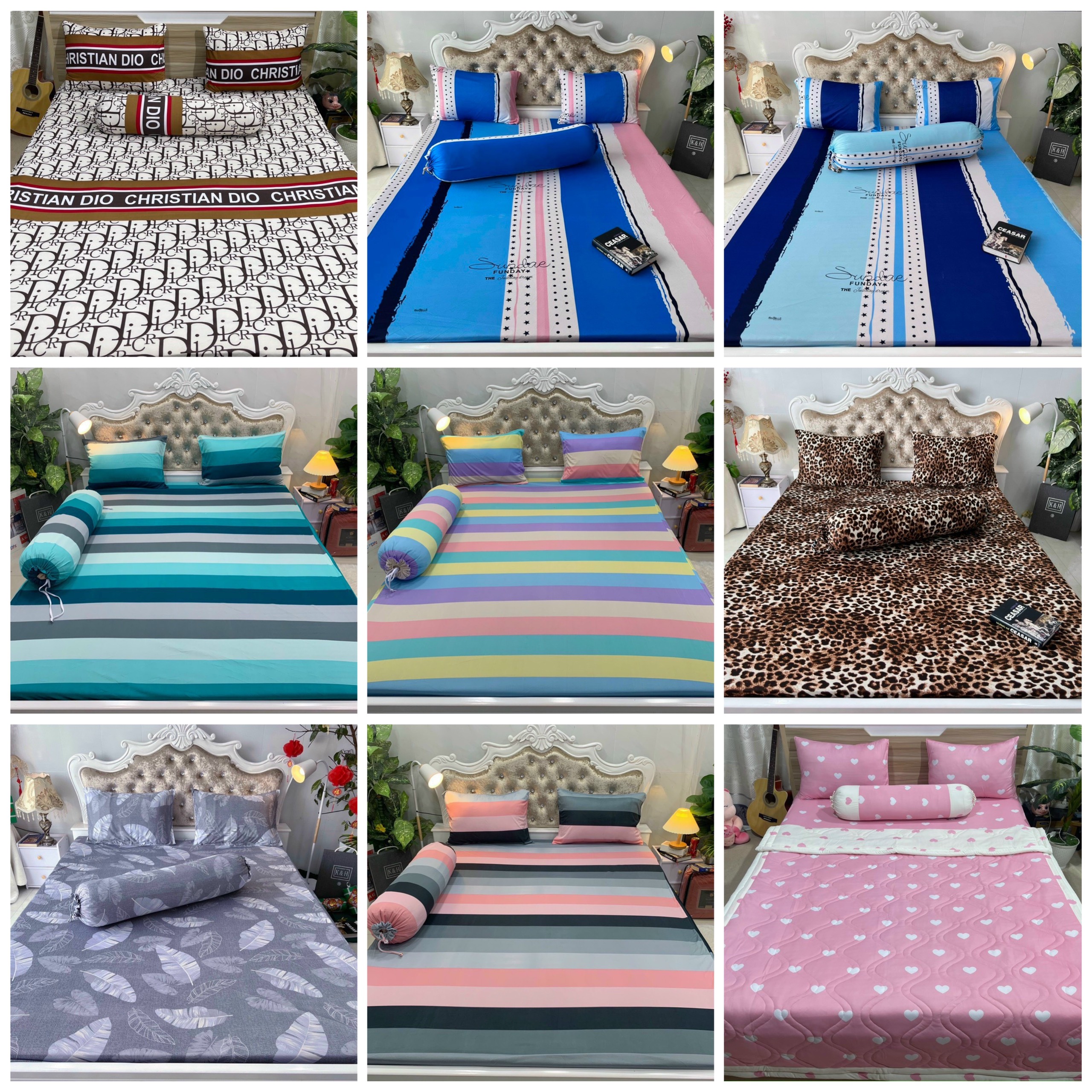 Bộ drap ga thun hàn quốc 2m2*2m không mền