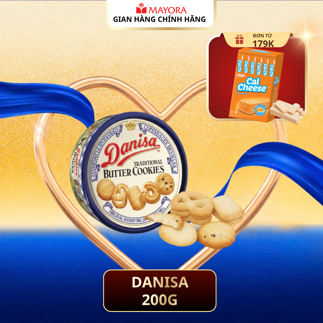 BÁNH QUY BƠ DANISA 200G