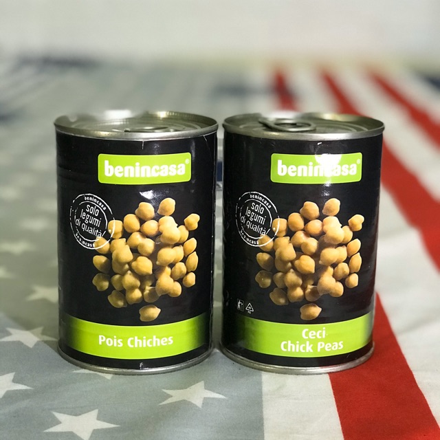 Đậu chick peas - đậu gà - đậu đóng lon cho nhà hàng