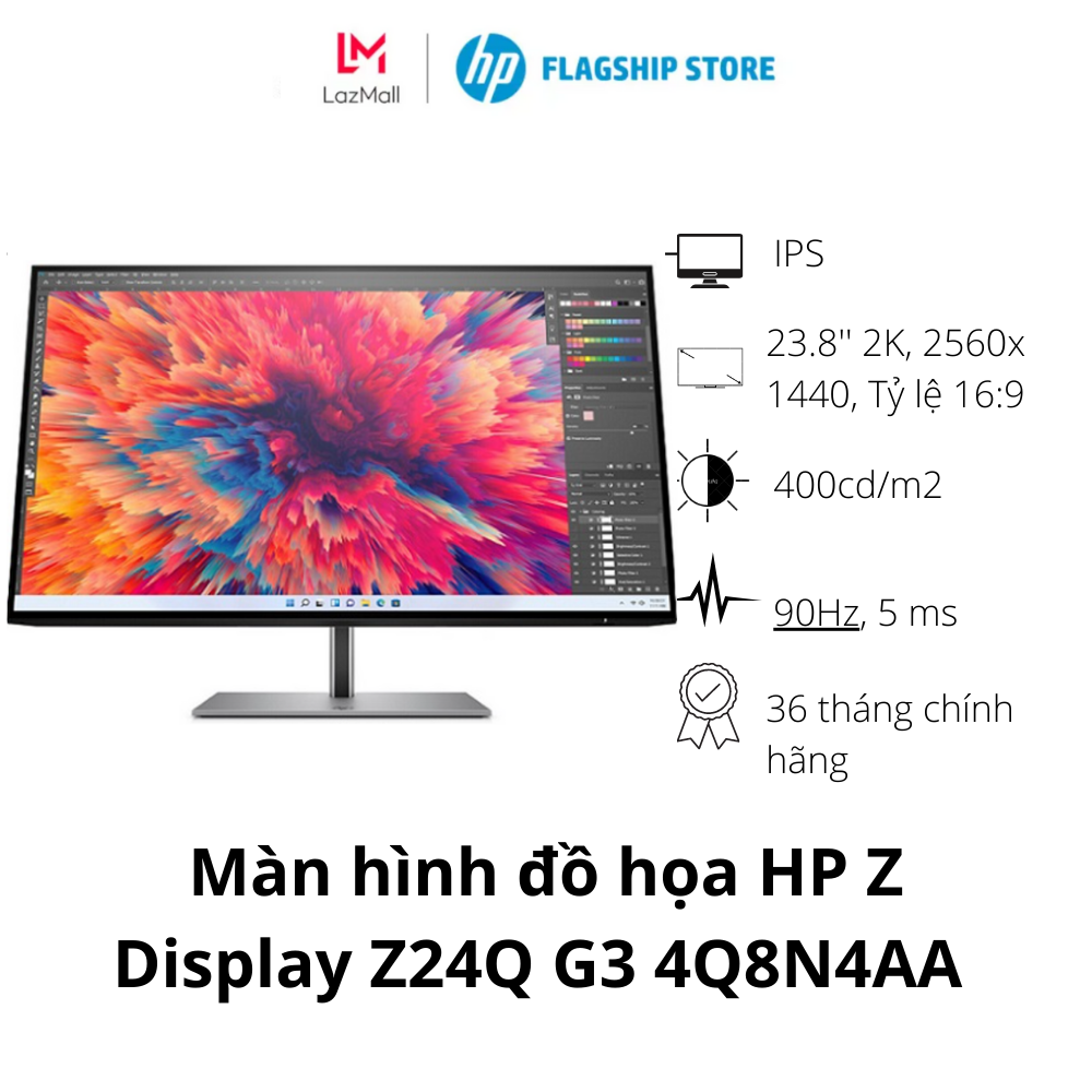 Màn hình vi tính hp z24q g3 23.8 inch qhd display a/p,3y wty_4q8n4aa - hàng chính hãng - bảo hành 3 năm